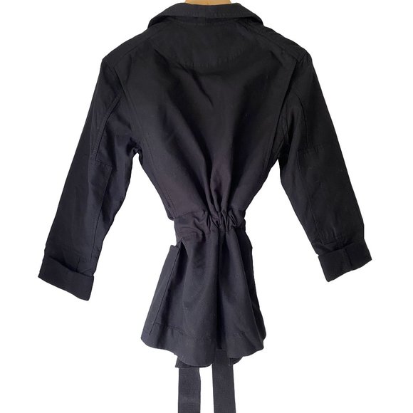 ARITZIA WILFRED BLACK UTILITY BELTED JACKET - Picture 5 of 7